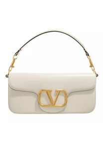 Valentino Garavani Crossbody Bags - V-Logo Foldover Shoulder Bag - in creme - Crossbody Bags für Damen