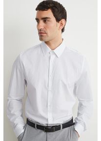 C&A Businesshemd-Slim Fit-extra lange Ärmel-bügelleicht