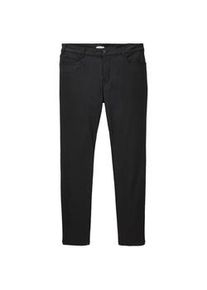 Tom Tailor Damen Plus - Skinny Jeans, schwarz, Uni, Gr. 46