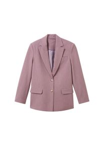 Tom Tailor Damen Oversized Blazer mit recyceltem Polyester, rosa, Uni, Gr. 36