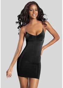 Lascana Shaping-Kleid schwarz Gr. L (42/44) für Damen. Mit tiefer Rundhals
