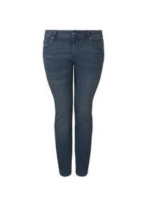 Tom Tailor Damen Plus - Slim Jeans, blau, Gr. 46