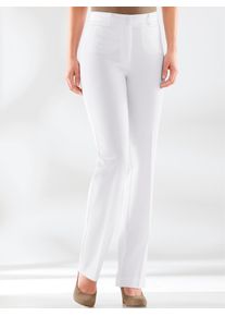 CLASSIC Damen Webhose, weiß, Gr. 205, unifarben, 95% Polyester, 5% Elasthan, Hosen