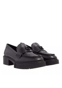 Coach Loafers & Ballerinas - Leah Coated Canvas Loafer - in schwarz - Loafers & Ballerinas für Damen
