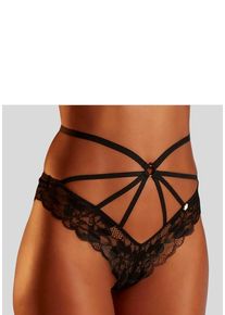 JETTE Tanga schwarz Gr. 32/34 für Damen. Figurbetont