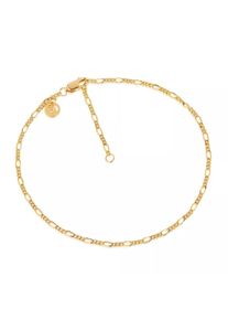 SIF JAKOBS Jewellery Fußkettchen - Figaro Ankle Chain - in gold - Fußkettchen für Damen