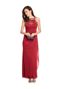 Abendkleid Heine "Abendkleid" Gr. 36, Normalgrößen, rot Damen Kleider Lange