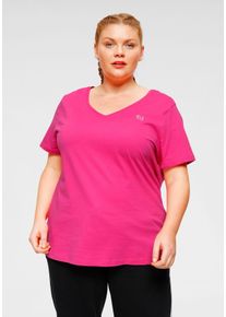 Große Größen 3er Pack T-Shirts Gr. 40/42 schwarz für Damen