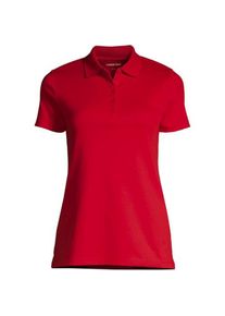 LANDS' END Supima-Poloshirt, Damen,  Rot, Baumwolle, by Lands' End