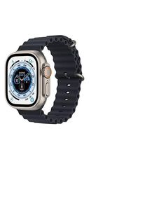 Apple Watch (Ultra) 2022 GPS 49 mm - Titan Grau - Trail loop Blau