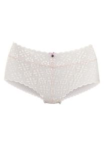 s.Oliver High-Waist-Slip 'Amelie' pink Gr. 32/34 für Damen. Mit Schmuckelement, Spitze, Schleife