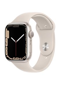 Apple Watch (Series 7) 2021 GPS 45 mm - Aluminium Gold - Sportarmband Polarstern