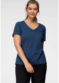 Große Größen 3er Pack T-Shirts Gr. 44/46 blau/weiß/rot für Damen