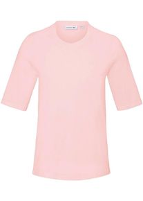 Rundhals-Shirt langem 1/2-Arm Lacoste rosé