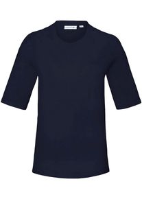 Rundhals-Shirt langem 1/2-Arm Lacoste blau