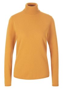 Rollkragen-Pullover aus Schurwolle und Kaschmir include gelb