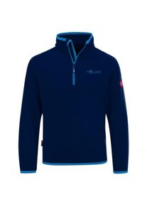 Trollkids Nordland Half Zip Fleecepullover Kinder (Größe 128 |blau)