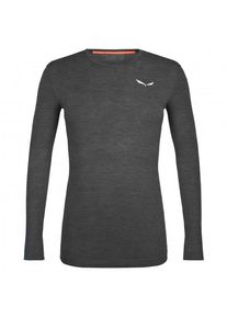 Salewa Zebru Fresh AMR L/S Tee Merinounterwäsche Herren (Gr XL |grau)