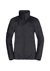 Jack Wolfskin Stormy Point 2l Regenjacke Damen - schwarz - Gr. S - Polyester