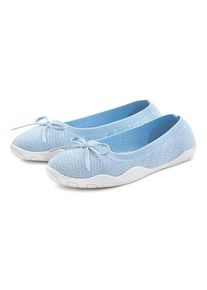 Lascana Sneaker Ballerinas blau Gr. 36 für Damen