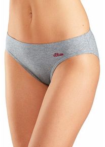 s.Oliver Bikinislip mehrfarbig Gr. 36/38 (M). Mit Logodruck. Körpernah. Nachhaltig.