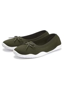 Lascana Sneaker Ballerinas grün Gr. 38 für Damen
