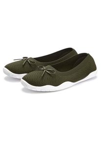 Lascana Sneaker Ballerinas grün Gr. 36 für Damen