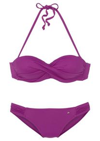 s.Oliver Set: Bügel-Bandeau-Bikini 'Soft' pink Gr. 34 Cup B. Mit Bügel. Nachhaltig.