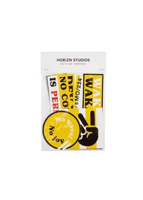 HORIZN STUDIOS Sticker Set EO – One Love, 9,5 cm, Vinyl
