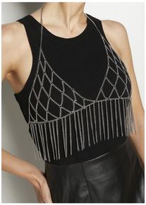 Lascana Bauchkette grau Gr. L/XL für Damen