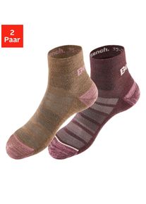 Große Größen Wandersocken Gr. 35/38 rot/beige für Damen