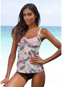 s.Oliver Bügel-Tankini-Top 'Azalea' mehrfarbig Gr. 36 Cup C. Mit Bügel. Nachhaltig.