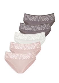Vivance Jazz-Pants Slips mehrfarbig Gr. 32/34 für Damen. Mit Spitze. Körpernah. Nachhaltig.