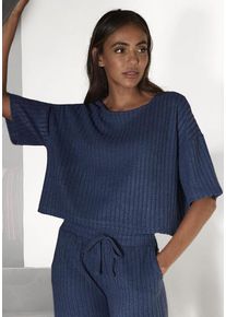 Lascana 3/4-Arm-Shirt mehrfarbig Gr. 32/34 für Damen. Mit Rundhals. Figurumspielend