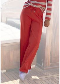 H.I.S. H.I.S Relaxhose rot Gr. 32/34 für Damen. Bequem. Nachhaltig.