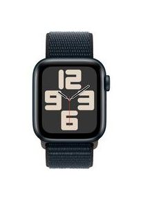 Apple Watch SE (2023), Smartwatch dunkelblau/dunkelblau, 40 mm, Sport Loop, Aluminium, Cellular Display: 4,52 cm (1,78 Zoll) Kommunikation: Bluetooth Armbandlänge: 130 - 190 mm Touchscreen: mit Touchscreen