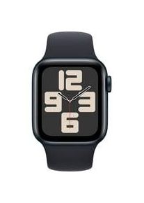 Apple Watch SE (2023), Smartwatch dunkelblau/dunkelblau, 40 mm, Sportarmband, Aluminium, Cellular Display: 4,52 cm (1,78 Zoll) Kommunikation: Bluetooth Armbandlänge: 130 - 180 mm Touchscreen: mit Touchscreen