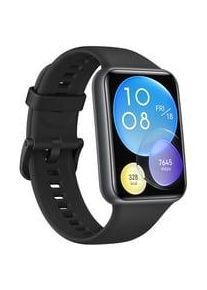Huawei Watch FIT 2 Active, Smartwatch schwarz, Silikonarmband in Midnight Black Display: 4,42 cm (1,74 Zoll) Armbandlänge: 130 - 210 mm Touchscreen: mit Touchscreen