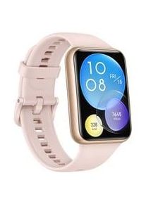 Huawei Watch FIT 2 Active, Smartwatch rotgold, Silikonarmband in Sakura Pink Display: 4,42 cm (1,74 Zoll) Armbandlänge: 130 - 210 mm Touchscreen: mit Touchscreen