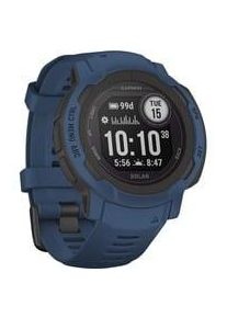 Garmin Instinct 2 Solar, Smartwatch dunkelblau Display: 2,3 cm (0,9 Zoll) Kommunikation: Bluetooth Armbandlänge: 135 - 230 mm