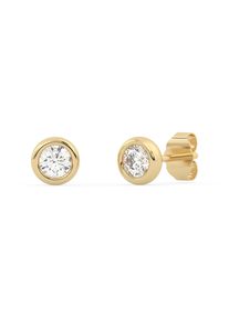 Diam Addict Ohrring 585 Gelbgold mit im Labor gezüchteten Diamanten