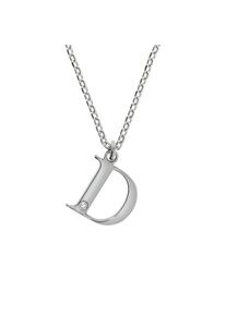Diamonds by Ellen K. Halskette Silber 925 mit 1x Diamant 0,008ct. Buchstabe D