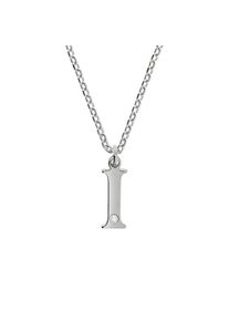 Diamonds by Ellen K. Halskette Silber 925 mit 1x Diamant 0,008ct. Buchstabe I