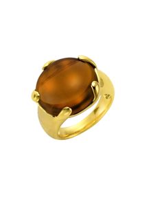 JAMELLI Ring 925/- Sterling Silber Quarz (beh.)