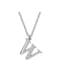 Diamonds by Ellen K. Halskette Silber 925 mit 1x Diamant 0,008ct. Buchstabe W