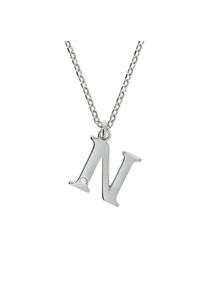 Diamonds by Ellen K. Halskette Silber 925 mit 1x Diamant 0,008ct. Buchstabe N