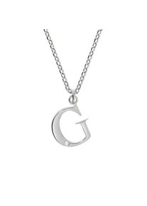 Diamonds by Ellen K. Halskette Silber 925 mit 1x Diamant 0,008ct. Buchstabe G