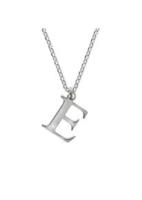 Diamonds by Ellen K. Halskette Silber 925 mit 1x Diamant 0,008ct. Buchstabe E
