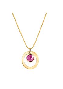 Diamonds by Ellen K. Fascination by Ellen K. Anhänger mit Kette 375 Gelbgold Rhodolit-Granat