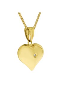 Diamonds by Ellen K. Anhänger mit Kette 375/- Gelbgold Diamant 0,005ct.
